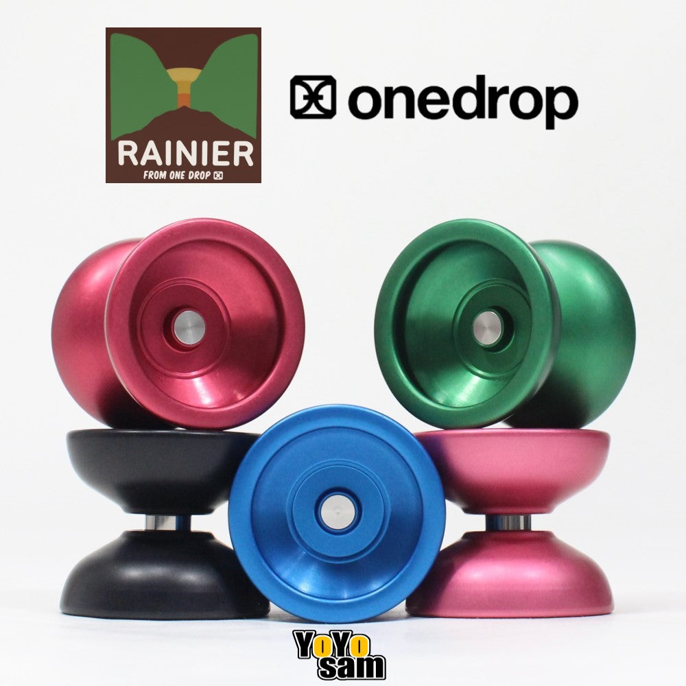 One Drop Rainier Yo-Yo - 6061 Aluminum with Side Effects YoYo