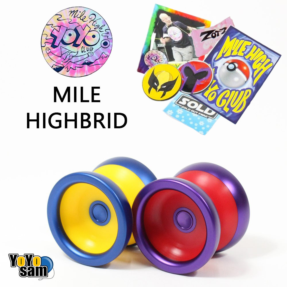 Mile High YoYo “Mile Highbrid” Yo-Yo - POM with 7068 Aluminum Hybrid YoYo