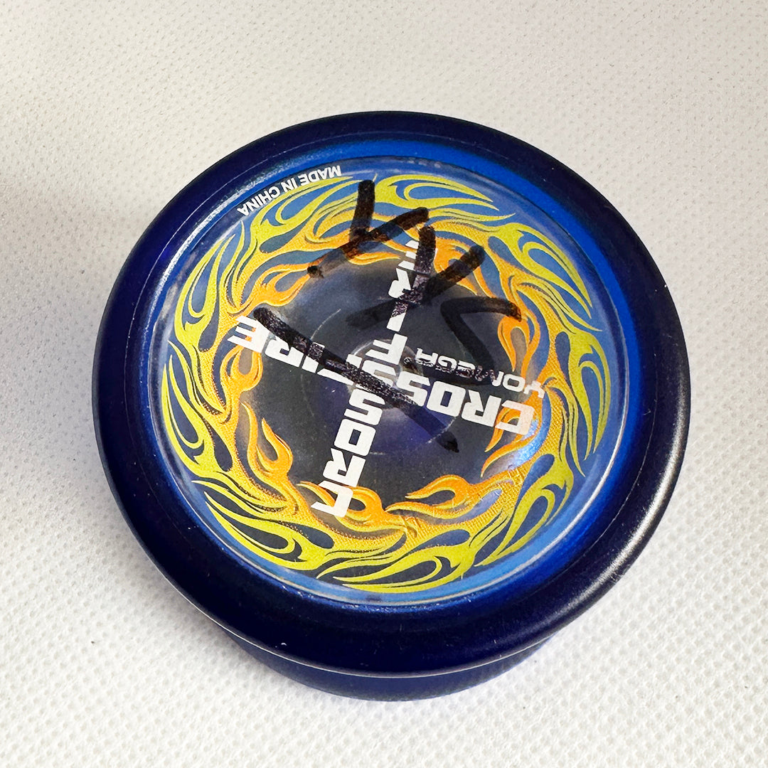 Vintage Yomega Crossfire - Good Condition 2010s Blue — view 2
