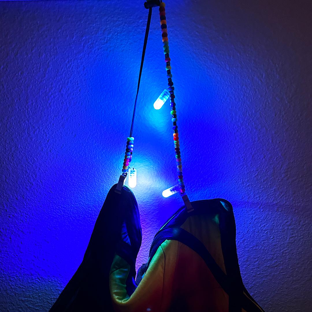 Mougee Clip - Carry Your Mougee Flow Star Around In Style - Adjustable Length, Heavy Duty Clips, LED Light — view 7