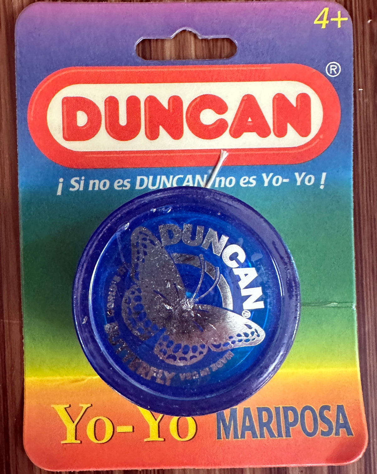 Vintage Duncan -Spanish Language Butterfly (Mariposa) Yo-Yo Distributed by Hasbro