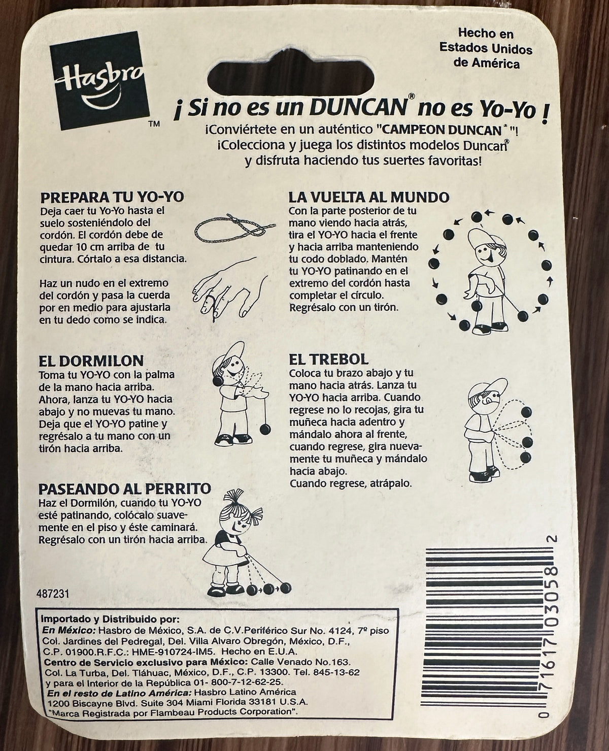 Vintage Duncan -Spanish Language Butterfly (Mariposa) Yo-Yo Distributed by Hasbro — view 3