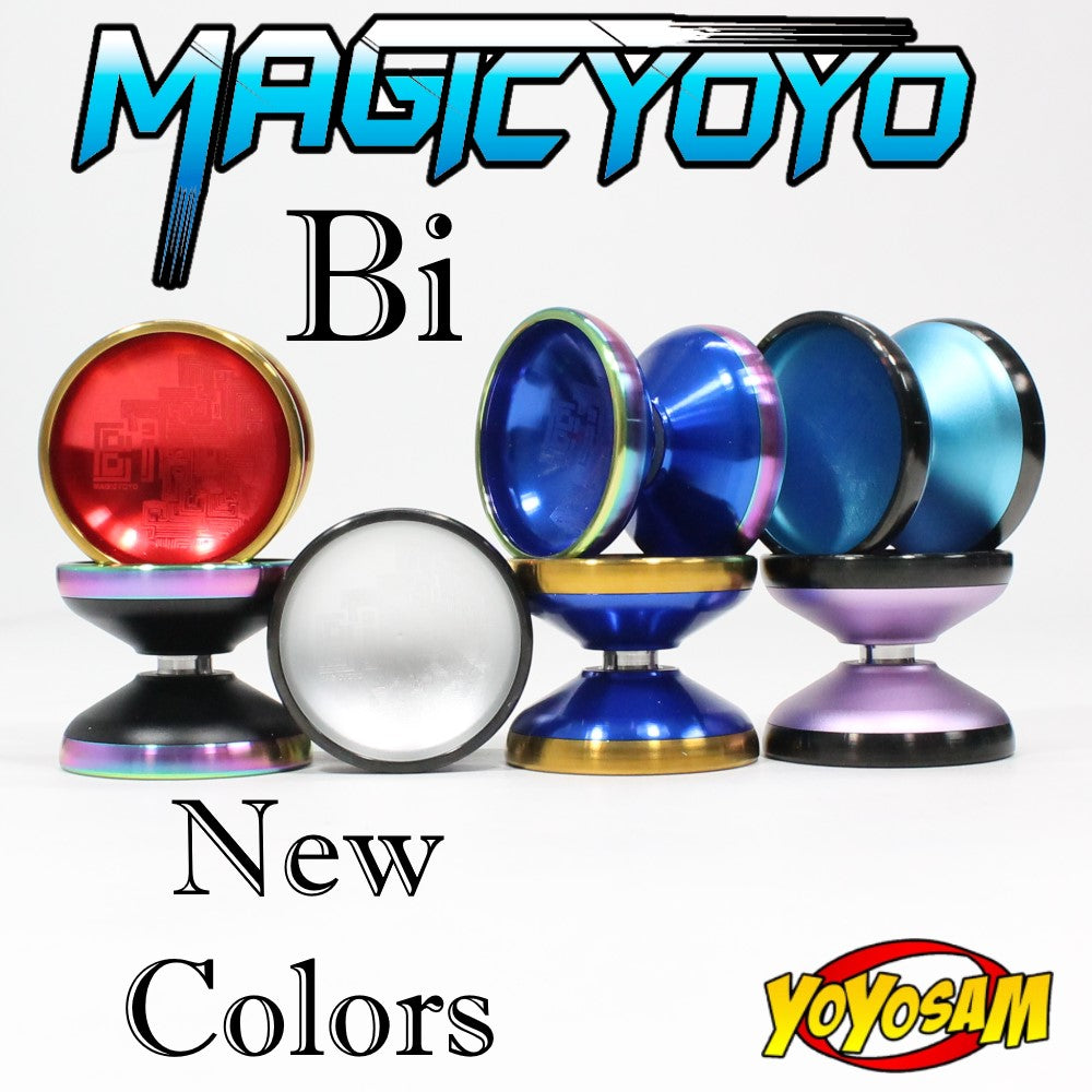 MAGICYOYO Bi ''Bismuth'' Yo-Yo - Aluminum with Stainless Steel Rim - Bi-Metal YoYo — view 2