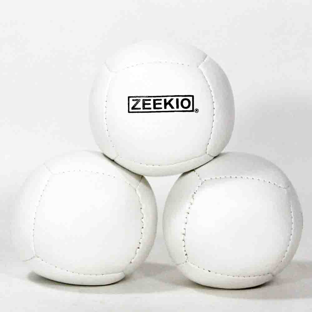 Zeekio Lunar Juggling Balls - 110g Professional UV Reactive 6 Panel Ball - Pack of 3 β view 8
