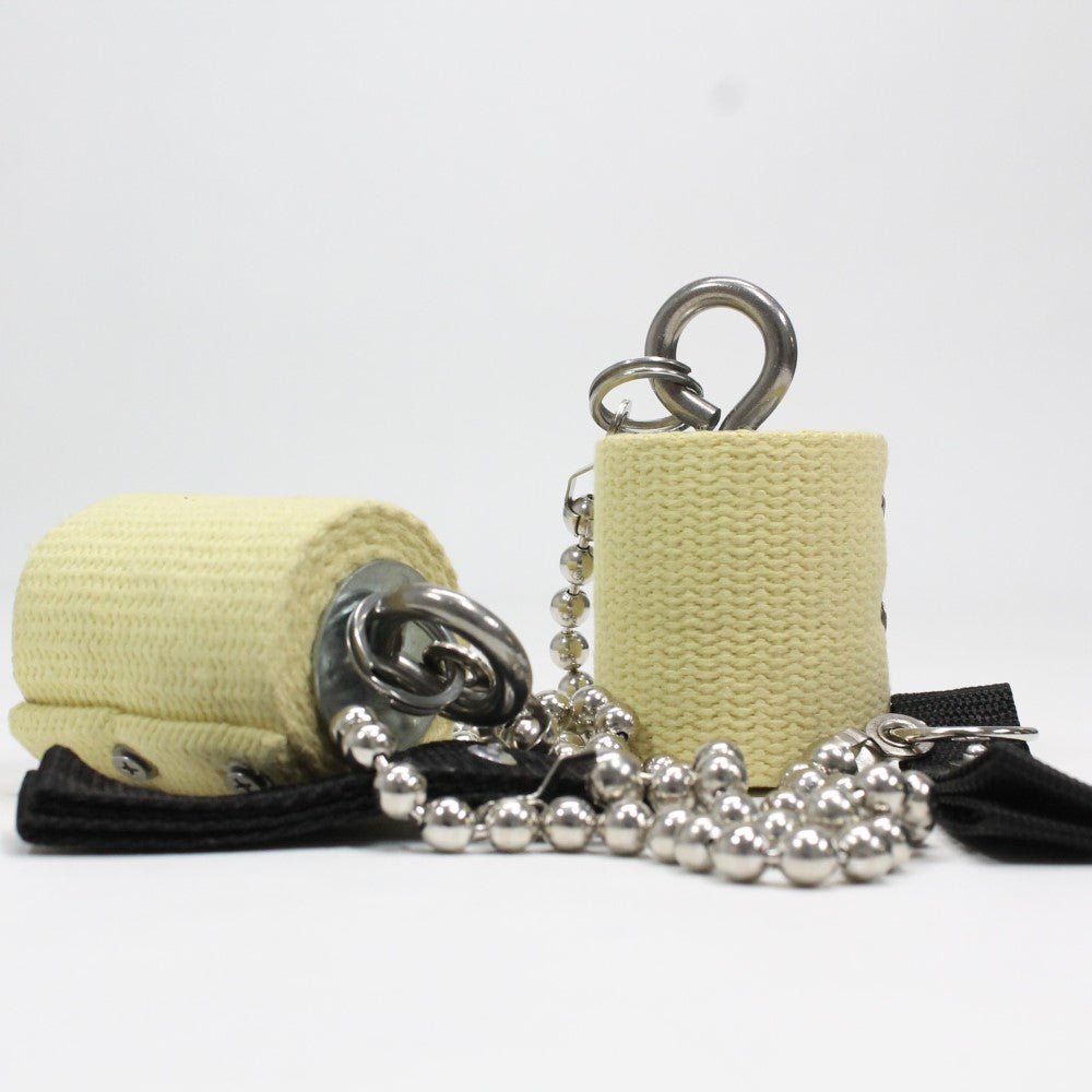 Zeekio Beefy Fire Poi- Adjustable ball chain - Full Meter of 70mm Kevlar — view 9