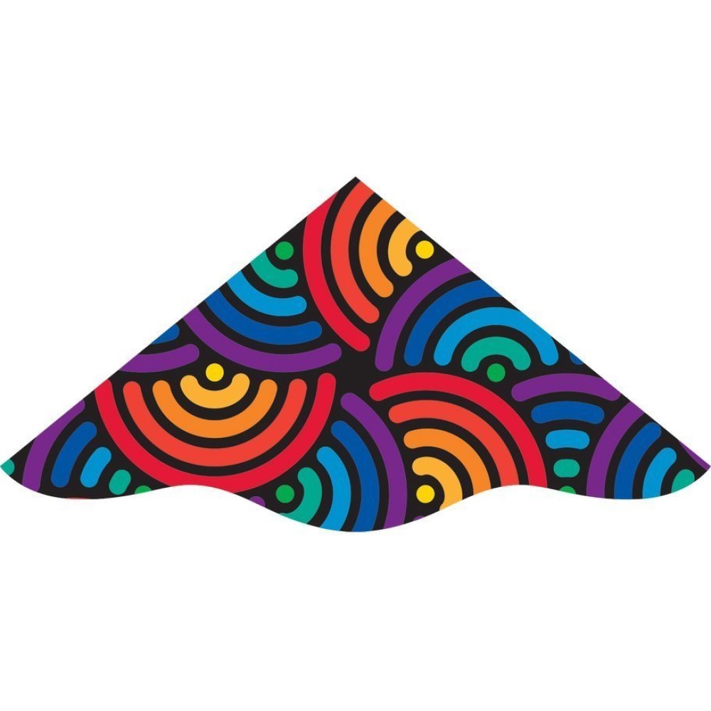 WindNSun Wind Delta Kite - 48" Kite - Tails, Handle, Line Included - YoYoSam