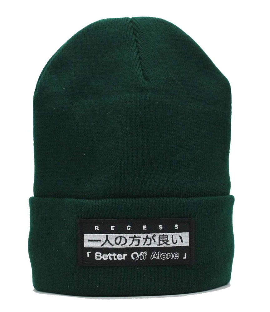 Recess Yo-Yo "Better Off Alone" Beanie -Knit Hat - YoYoSam