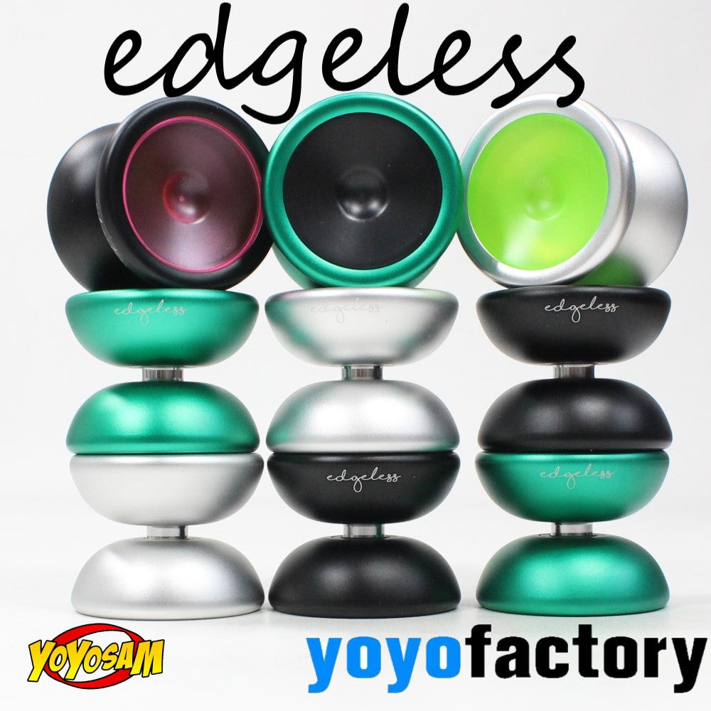 YoYoFactory Edgeless Fingerspin Yo-Yo - Finger Spin Caps - Signature Model YoYo for World Champion Evan Nagao β view 2