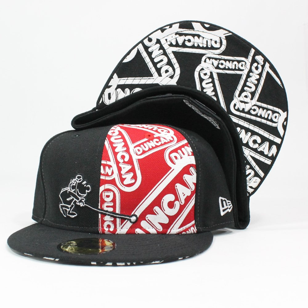 Duncan Yo-Yo Multicolor YoYo Man Logo Fitted Baseball Cap - New Era Hat - YoYoSam