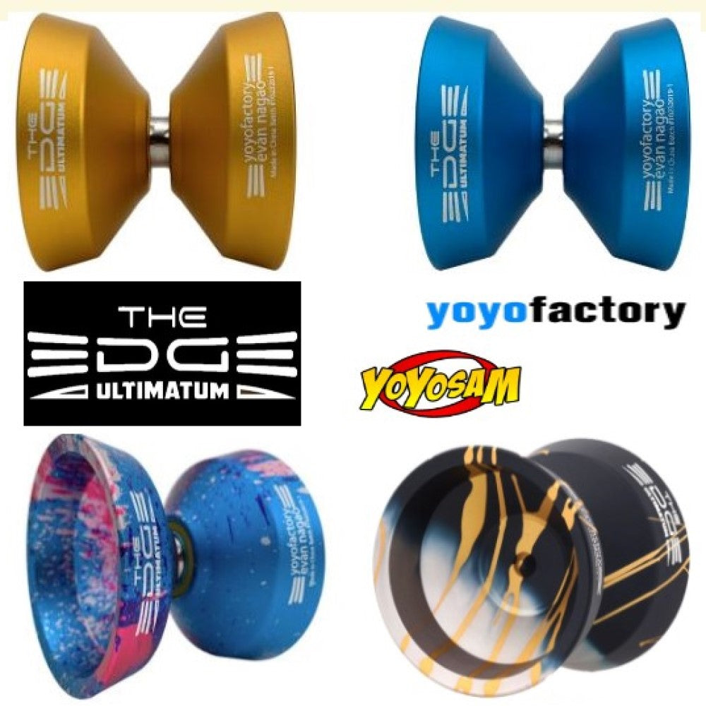 YoYoFactory Edge Ultimatum Yo-Yo - Wider Size -Lighter Weight! - Evan Nagao Signature YoYo — view 3