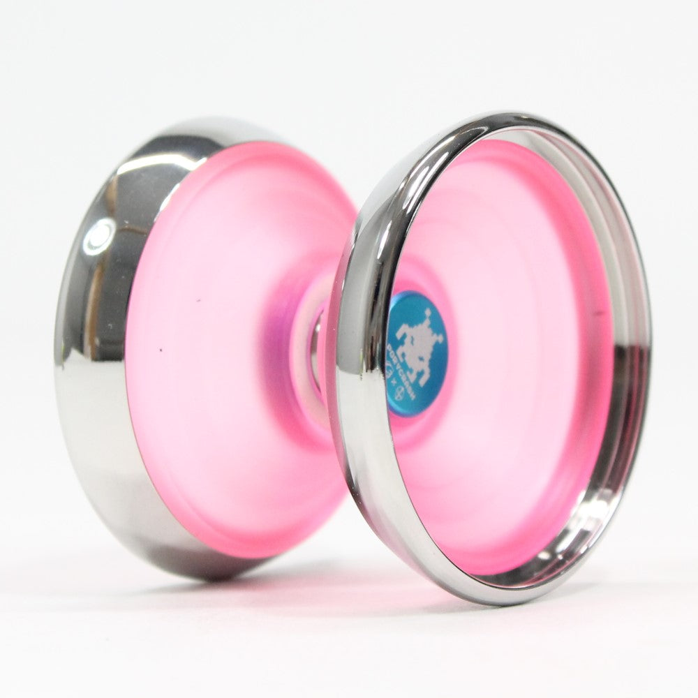 C3yoyodesign x PoryKon Porycrash Yo-Yo - Bi-Material YoYo with Stainless Steel Ring - YoYoSam