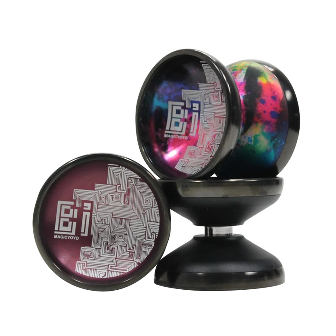 MAGICYOYO Bi ''Bismuth'' Yo-Yo - Aluminum with Stainless Steel Rim - Bi-Metal YoYo — view 4