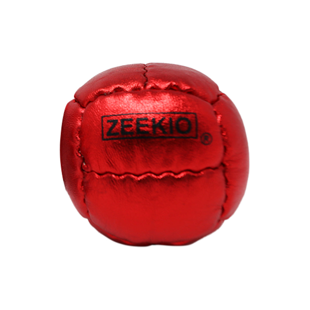 Zeekio Galaxy Juggling Ball - Metallic Series - Premium 12 Panel Leather Ball, 130g, 67mm - (1) Single Ball — view 4