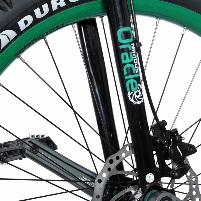 Nimbus 27.5" Oracle Unicycle - Mountain - Green Rim, Black Frame — view 5