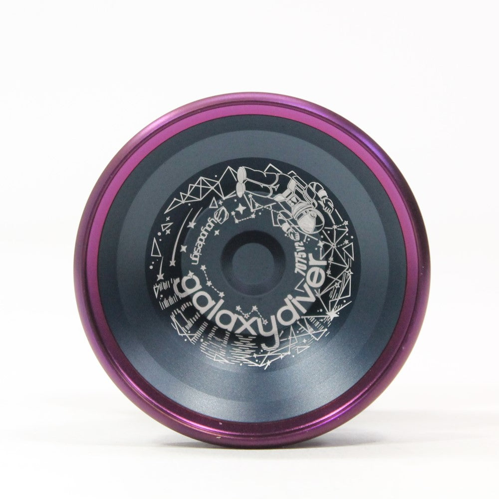 C3yoyodesign Galaxy Diver 7075 V2 Yo-Yo - Bi-Metal YoYo — view 7