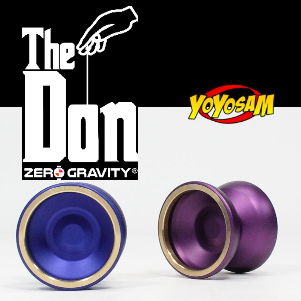 Zero Gravity The Don Yo-Yo - Full Sized Organic Bi-Metal YoYo with Wooden Display Stand