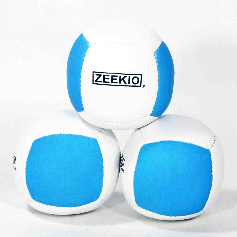 Zeekio Lunar Juggling Balls - 110g Professional UV Reactive 6 Panel Ball - Pack of 3 β view 18