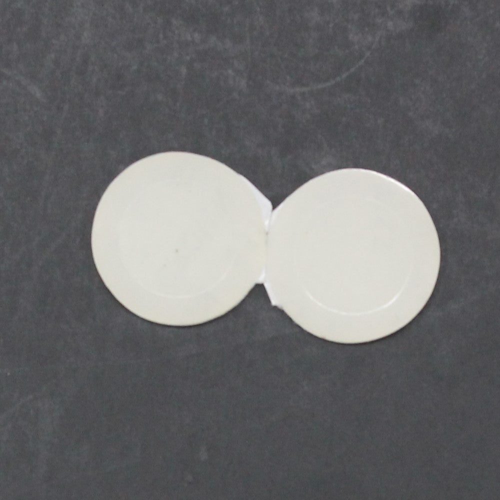 Freshly Dirty D Size Response Yo-Yo Pads - Silicone - Clear - 1 Pair