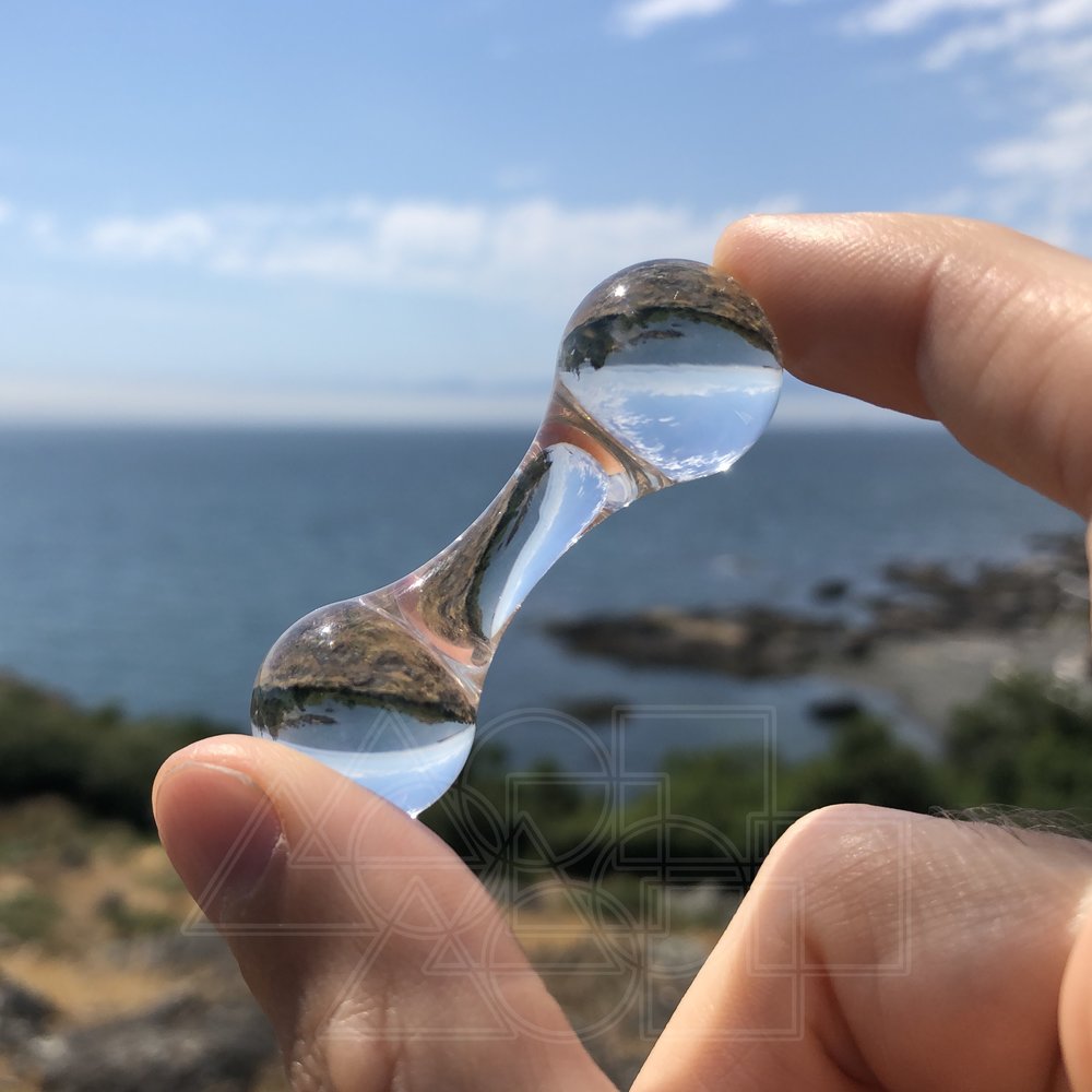 AroundSquare Knucklebone Acrylic "Ice Bones" - Skill Toy - Begleri — view 3