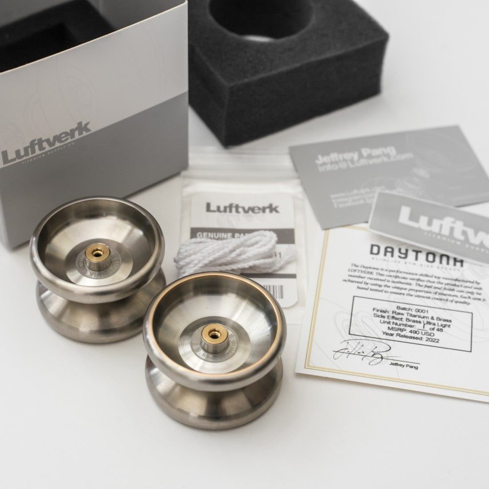 Luftverk Titanium Daytona SE Yo-Yo - Slimline Side Effects YoYo — view 2