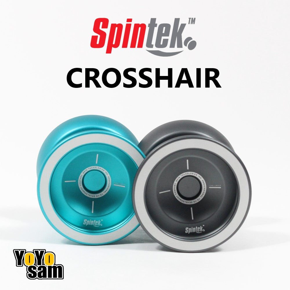 Spintek Crosshair Yo-Yo -Responsive YoYo with Unresponsive Bearing Kit Included