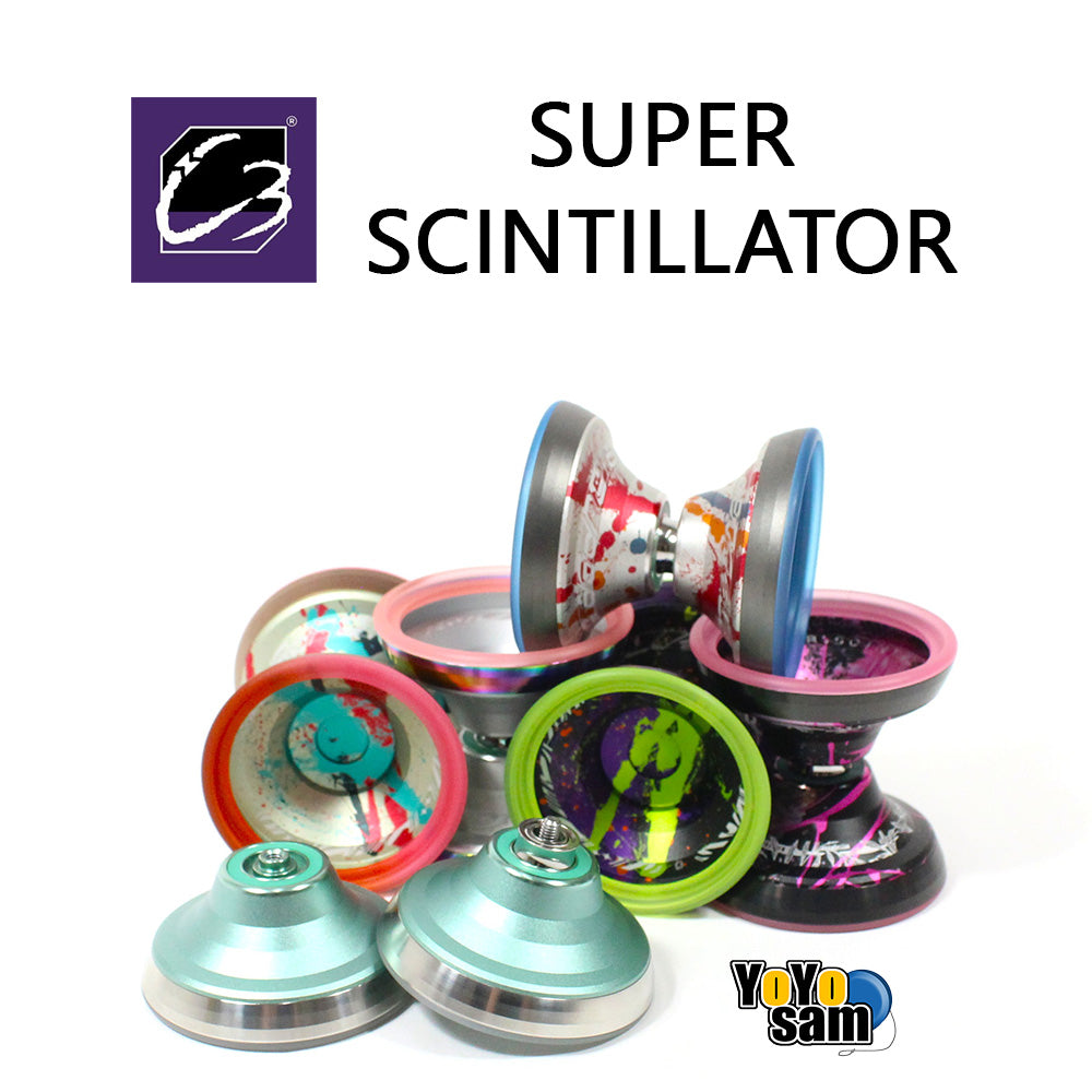 C3yoyodesign Super Scintillator Yo-Yo - Hybrid Tri-Material - Simpson Wong Signature YoYo