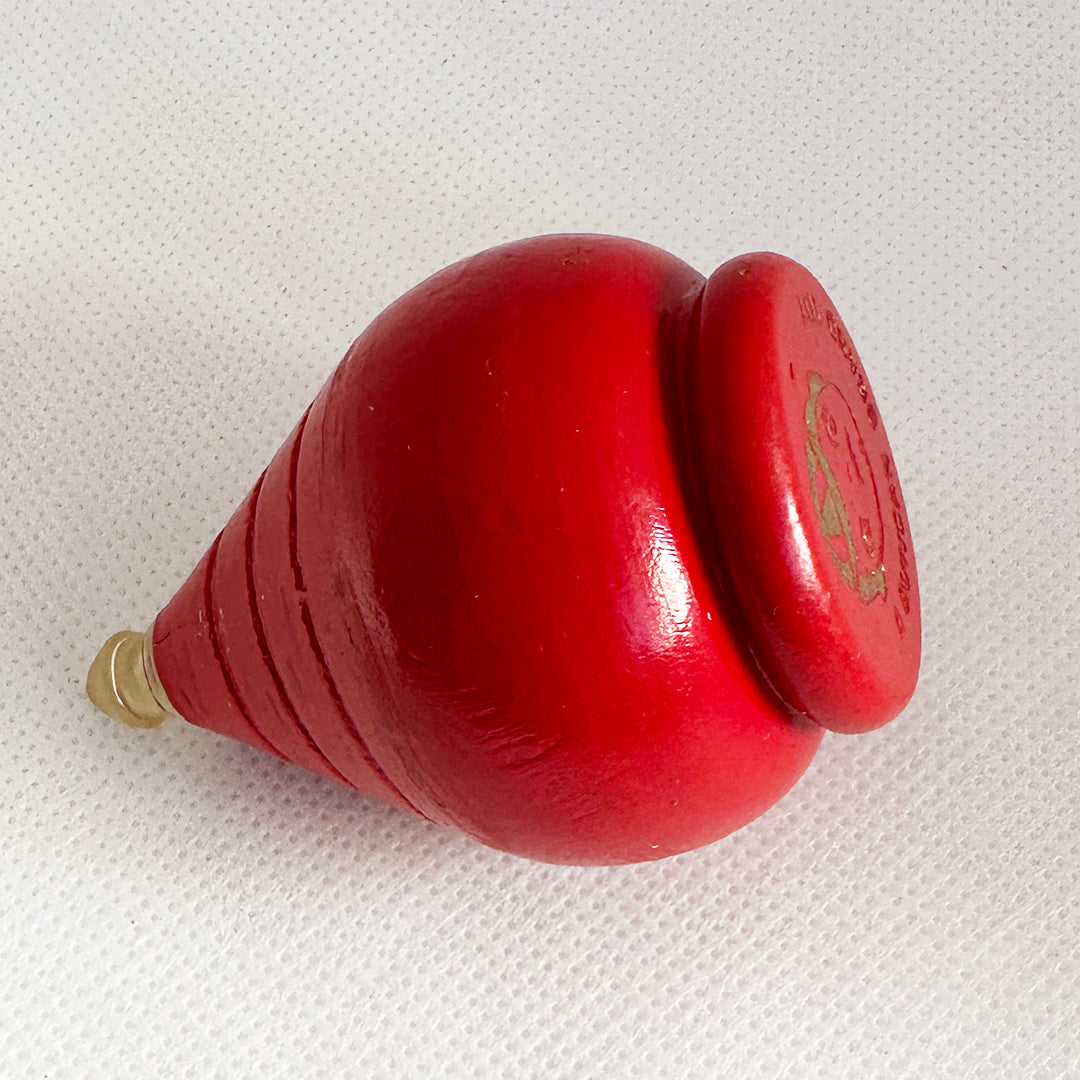 Vintage Duncan wooden Spin Top - Red - 50s — view 2
