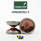 Turning Point Hinemosu II Yo-Yo - Bi-Metal - 6061 Aluminum with Titanium Rims - Takeshi Matsuura Signature YoYo