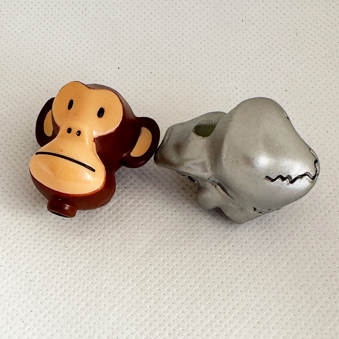 Vintage Duncan Counterweights - 2- 1 Skull, 1 Monkey Excellent Condition — view 3