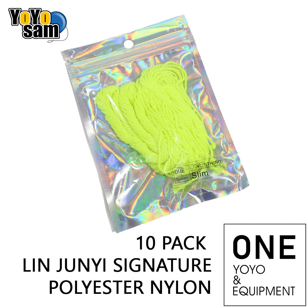ONE YOYO & EQUIPMENT 10 Pack Lin Junyi Signature Polyester Nylon Blend Yo-Yo String