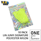 ONE YOYO & EQUIPMENT 10 Pack Lin Junyi Signature Polyester Nylon Blend Yo-Yo String