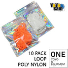 ONE YOYO & EQUIPMENT 10 Pack Looping Polyester Nylon Blend Yo-Yo String