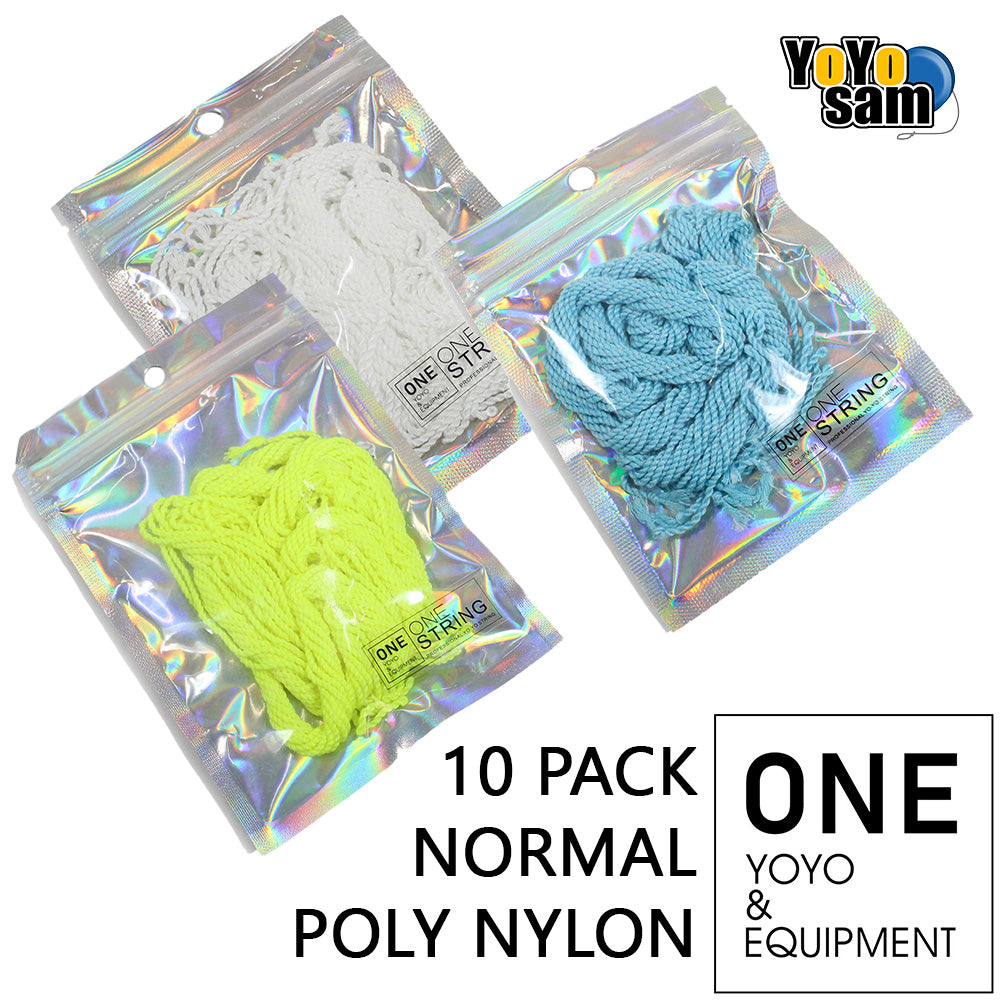ONE YOYO & EQUIPMENT 10 Pack Normal Polyester Nylon Blend Yo-Yo String
