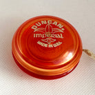 Vintage Duncan Fluer-de-lis Imperial Yo-Yo-Orange- Good Condition-Made in USA