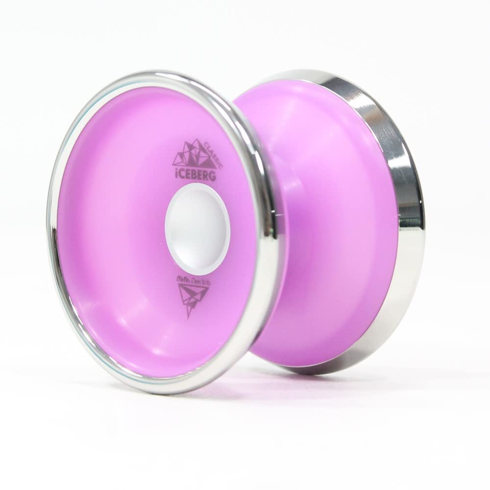 iYoYo iCEBERG CLASSiC Yo-Yo- Precision Machined Polycarbonate Core Combined with Stainless Steel Weight Rings — view 4