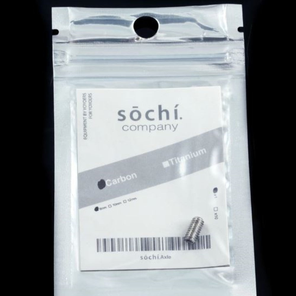 Sochi Company Yo-Yo Axle - STAINLESS STEEL AND TITANIUM AXLES - Many Sizes — view 3
