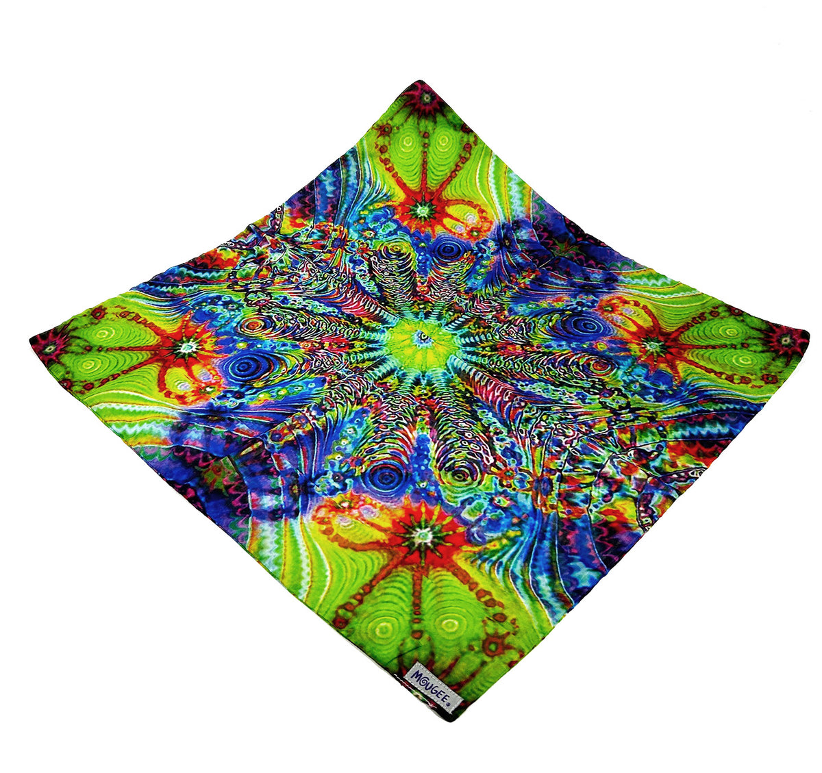 Mougee Head Scarf / Bandana in Fan favorite Mougee Designs- Two Sided Prints. — view 5