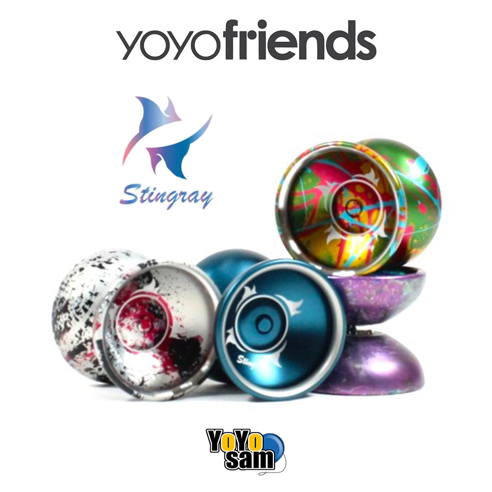 yoyofriends Stingray Yo-Yo - Bi-Metal - 7068 Aluminum with Stainless Steel Rings YoYo