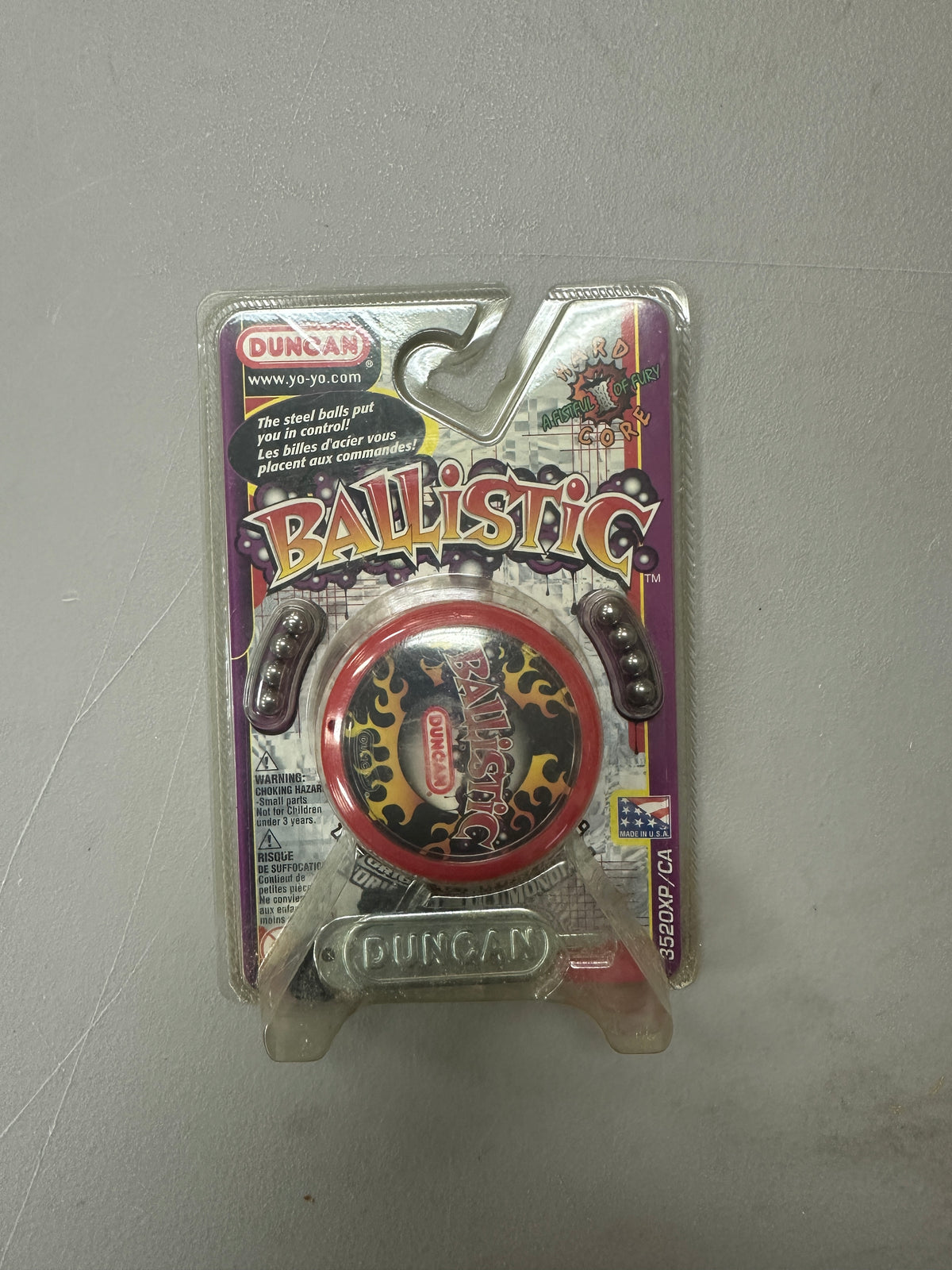 Vintage Duncan Ballistic Yo-Yo from the 2000s New in Package - Red