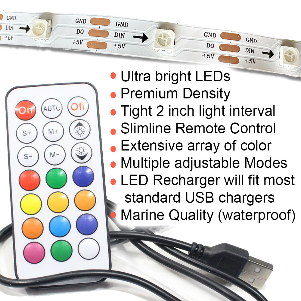 Zeekio LED 34" Hoop Rechargeable with Remote - Flow Toy - Ultra Bright Multi Color Light Up Collapsible — view 2
