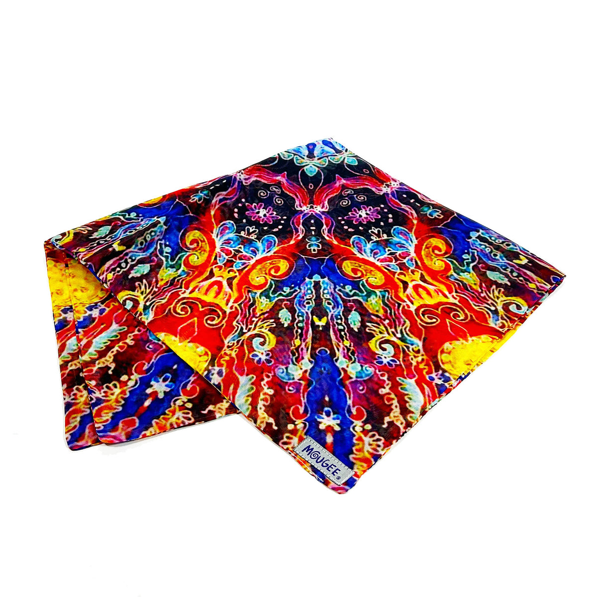 Mougee Head Scarf / Bandana in Fan favorite Mougee Designs- Two Sided Prints. — view 8