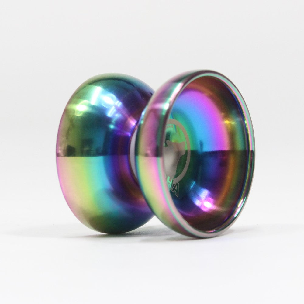 OPEN BOX/B-GRADE - Zeekio Alpha Steel Yo-Yo - Organic Shaped Stainless Steel - Undersized YoYo with D Sized Bearing — view 5