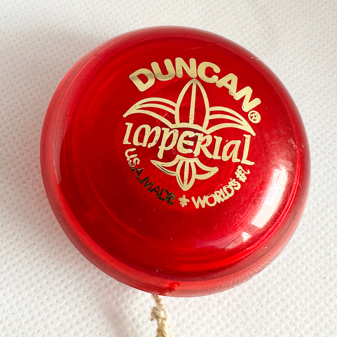 Vintage Duncan Imperial Yo-Yo - Red- Good Condition USA Made World's #1