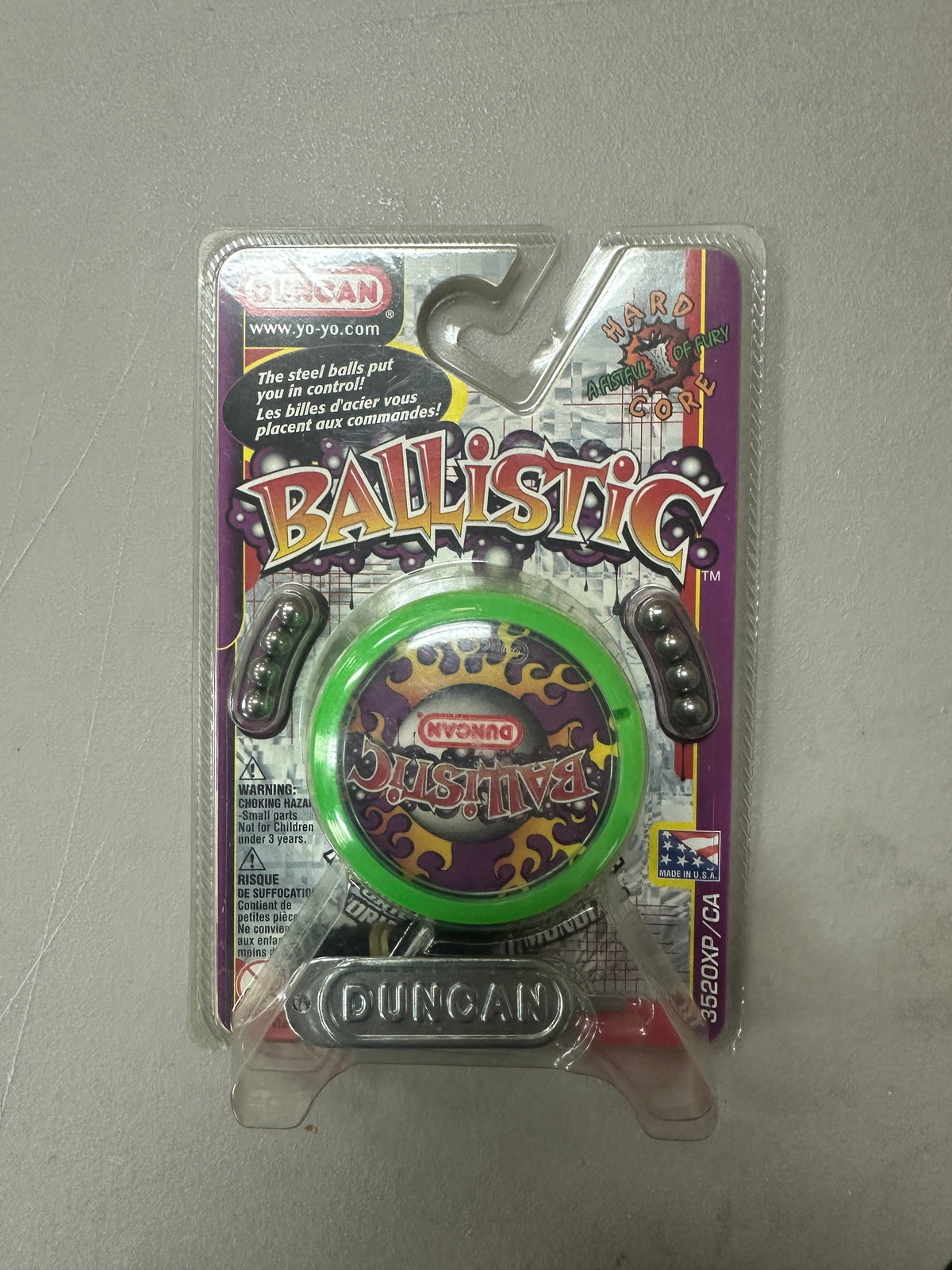 Vintage Duncan Ballistic Yo-Yo from the 2000s New in Package - Green
