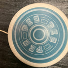 Vintage Plastic Pez -Blue white yo-yo
