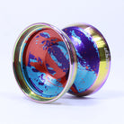 yoyofriends Papercut Yo-Yo - Bi Metal with Stainless Steel Rings - 8th Anniversary Edition — view 4