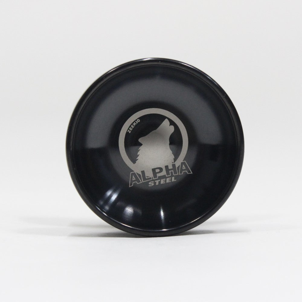Zeekio Alpha Steel Yo-Yo - Organic Shaped Stainless Steel - Undersized YoYo with D Sized Bearing — view 3