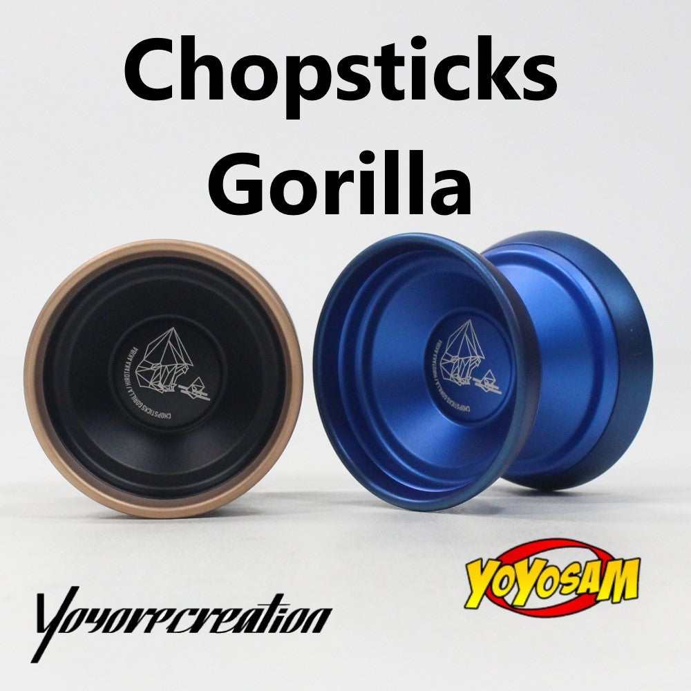 Yoyorecreation Chopsticks Gorilla Yo-Yo - Bi-Metal - Hirotaka Akiba Signature YoYo