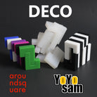 AroundSquare Deco Blocks Untitled 2 - Puzzle Desk Toy - 12 Piece Skill Toy