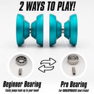 Spintek Crosshair Yo-Yo -Responsive YoYo with Unresponsive Bearing Kit Included — view 3